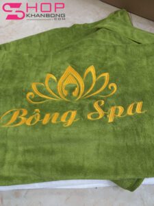 khan bong spa theu logo 225x300 - Khăn thêu logo spa